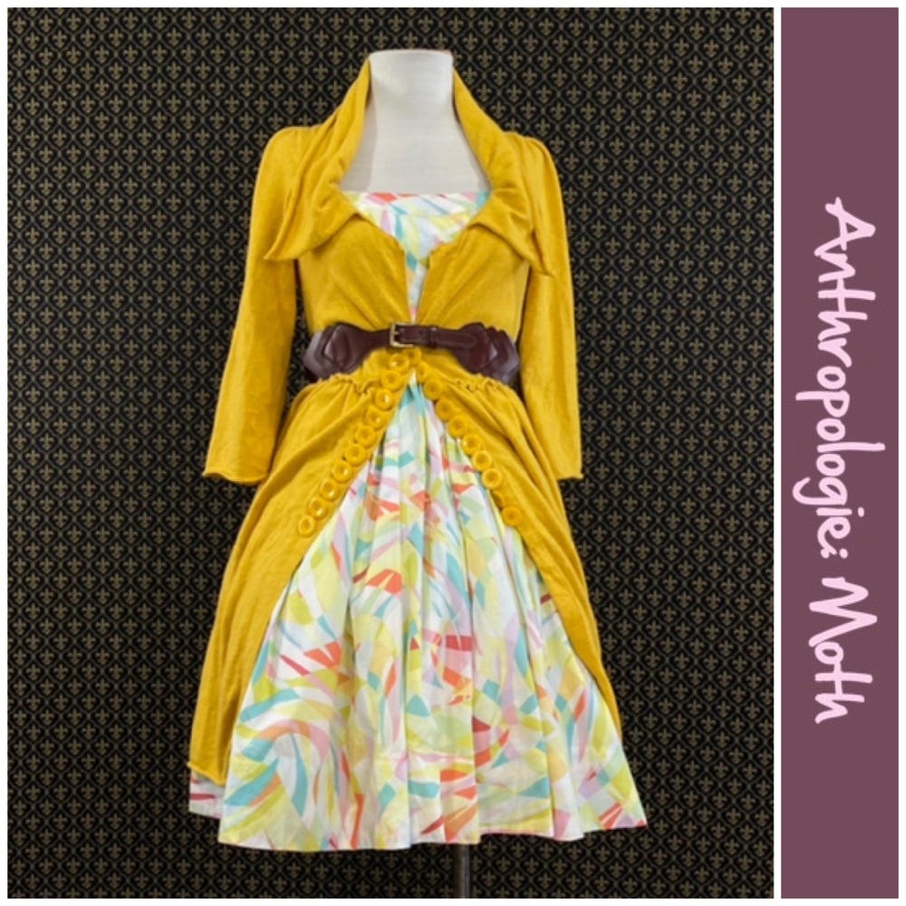 2008 Anthro “Double Button Sweatercoat” by Moth